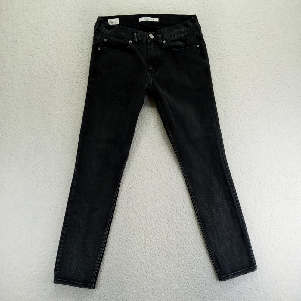 PacSun Skinny Black‎ Jeans Womens 28x30 Slim Fit Denim Pants
